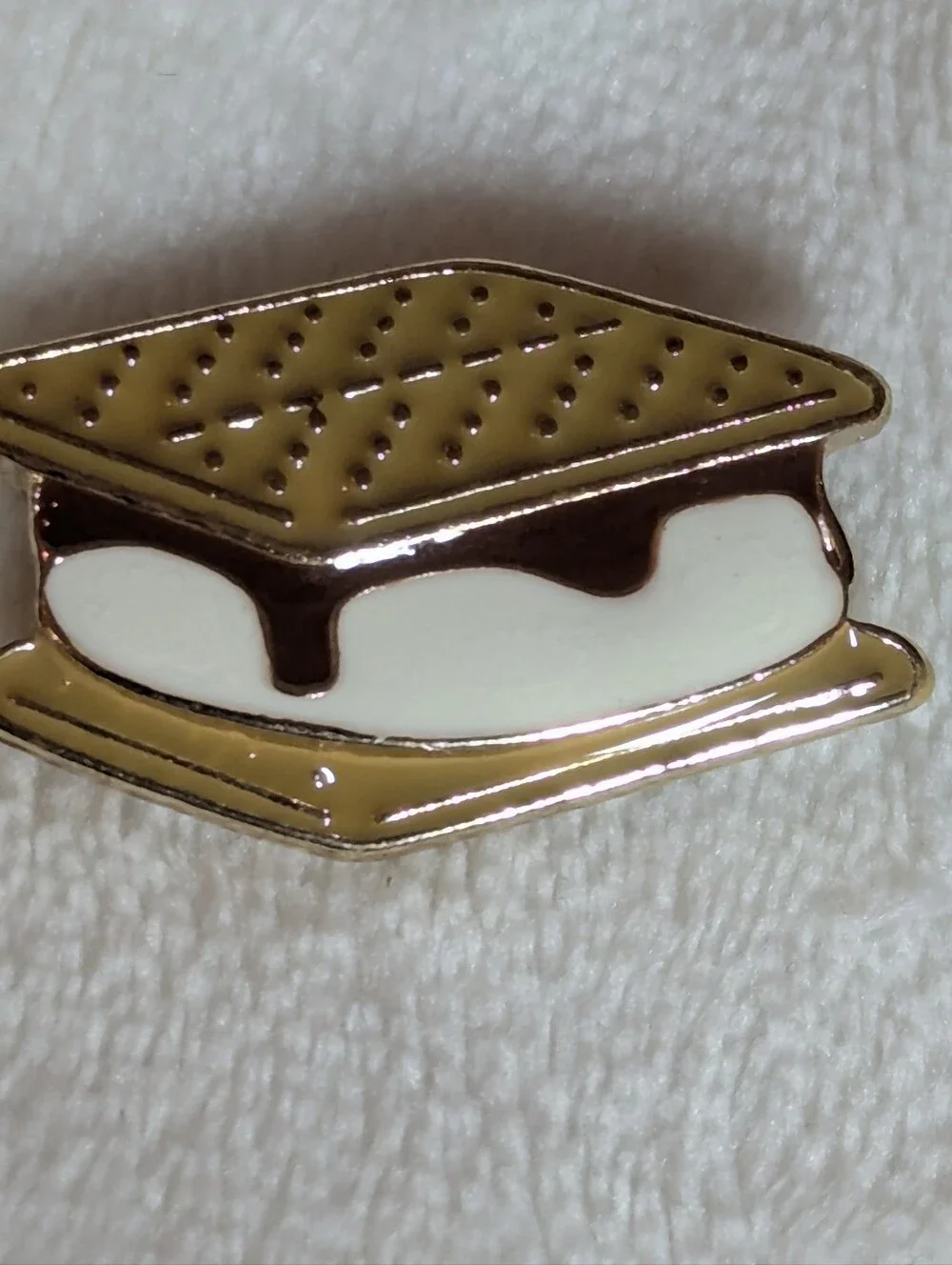 Hot dog, s'mores, and lemonade BROOCHES/PINS - full SET of 3 + FREE GIFT